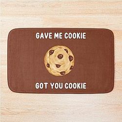 Gave Me Cookie Got You Cookie - Nick Miller New Girl Bath Mat