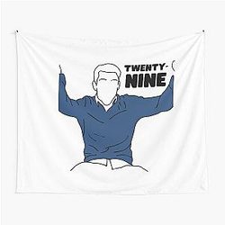 Schmidt New Girl Twenty Nine (29) verjaardag tapestry