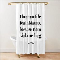 New girl feminist rants Shower Curtain