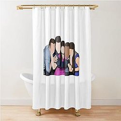 New Girl Group Photo Shower Curtain