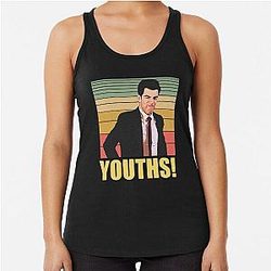 New Girl Tv Show 15Jessica Day Nick Miller Youths Winston Schmidt Racerback Tank Top
