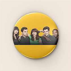 New Girl - Schmidt and Cece Romance New Girl Pins