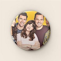 New Girl - True American Drinking Game New Girl Pins