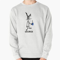 new girl george bunny  Pullover Sweatshirt