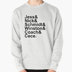 New Girl Name Design- Black Text Pullover Sweatshirt