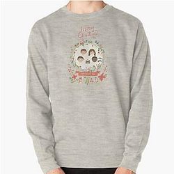 New Girl Christmas Card  Pullover Sweatshirt