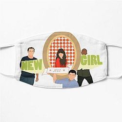 New Girl - Who’s that girl? It’s Jess!  Flat Mask