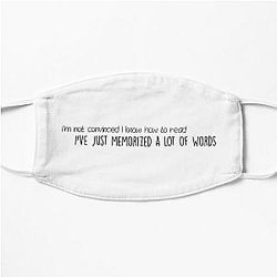 Nick Miller New Girl Quote Flat Mask