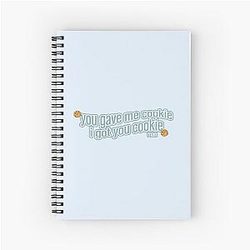 cookies (new girl pack!) Spiral Notebook