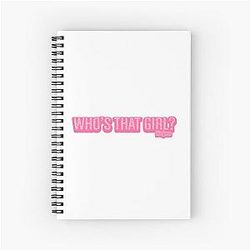 who's that girl (new girl pack!) Spiral Notebook