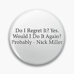 Do I regret it nick miller quote - new girl quote Pin