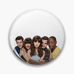 New Girl Cast Pin