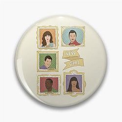 New Girl Vintage Frames Pin
