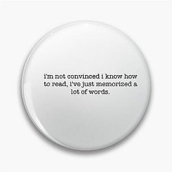 new girl sticker Pin