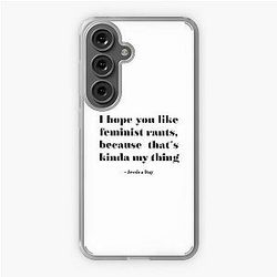 New girl feminist rants Samsung Galaxy Soft Case