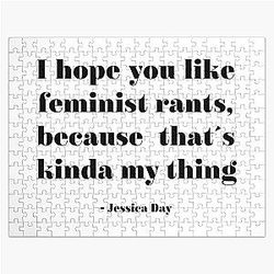 New girl feminist rants Jigsaw Puzzle