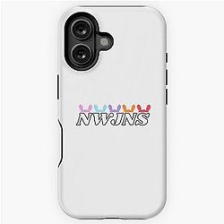 NWJNS Bunnies, New Jeans Logo en Mascotte Bunny, Kpop NewJeans Merch, Dito iPhone Tough Case