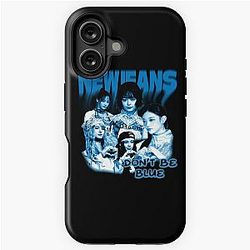 NewJeans Tshirt Wees niet blauw kpop tee iPhone Tough Case