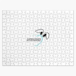 NewJeans Heart Bunny, New Jeans Logo and Mascot Bunny, Kpop NWJNS Merch, Ditto Jigsaw Puzzle