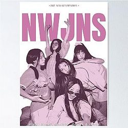 NewJeans pink Poster