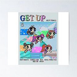 NEWJEANS GET UP TRACKLIST Poster
