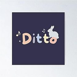 Ditto newjeans  Poster
