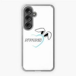 NewJeans Heart Bunny, New Jeans Logo and Mascot Bunny, Kpop NWJNS Merch, Ditto Samsung Galaxy Soft Case