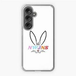NewJeans K-Pop Group, New Jeans Logo and Mascot Bunny, Kpop NWJNS Merch, Ditto Samsung Galaxy Soft Case