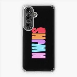 NewJeans NWJNS Logo Samsung Galaxy Zachte Case