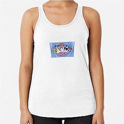 NewJeans powerpuff girls Racerback Tank Top
