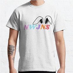 NewJeans Bunny Ears, New Jeans Logo and Mascot Bunny, Kpop NWJNS Merch, Ditto Classic T-Shirt