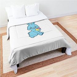 NewJeans Winter Star Bunny in Blue Comforter