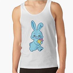 NewJeans Winter Star Bunny in Blue Tank Top
