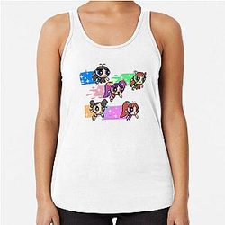 newjeans power puff girls Racerback Tank Top