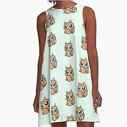 NewJeans Haerin Powerpuff A-Line Dress