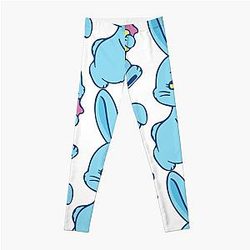 NewJeans Winter Star Bunny in Blue Leggings