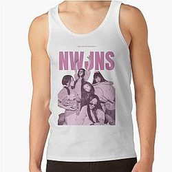 NewJeans pink Tank Top