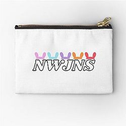NWJNS Bunnies, New Jeans Logo en Mascotte Bunny, Kpop NewJeans Merch, Dito Zipper Pouch