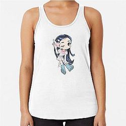 NewJeans Minji Chibi Drawing Racerback Tank Top