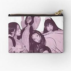 NewJeans pink Zipper Pouch