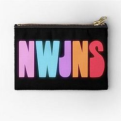 NewJeans NWJNS Logo Zipper Pouch