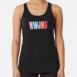 NewJeans NWJNS Logo Racerback Tank Top