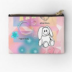 Inspired by... NewJeans songs 'Hype Boy' and 'Attention' Zipper Pouch
