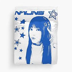 Haerin NewJeans Duvet Cover
