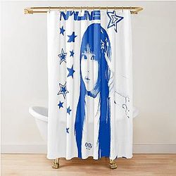 Haerin NewJeans Shower Curtain