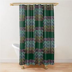 NewJeans NWJNS, New Jeans Logo and Mascot  Shower Curtain