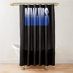 NewJeans Logo  Shower Curtain