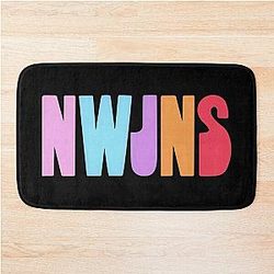 NewJeans NWJNS Logo Bath Mat