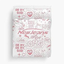 NewJeans K-POP Fan Art Duvet Cover