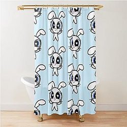NewJeans Bunnies 2 Shower Curtain